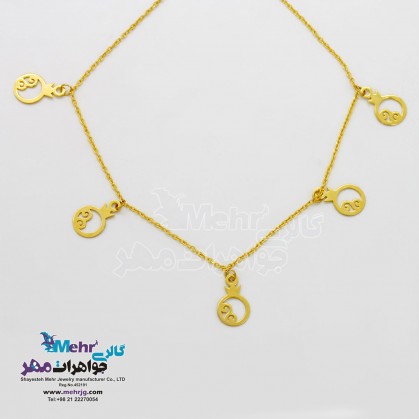 پابند طلا - طرح انار-SA0051